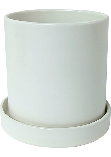 Gardenzone Seramik Saksı 11.2 x 11.2x 11.2 cm 3 Adet