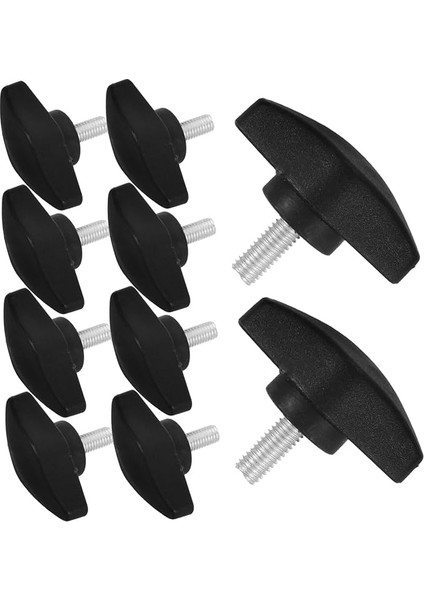 10 Adet Tee Kanat Düğmeleri Başparmak Vidaları Iplik Plastik T Düğmeleri El Sıkıştırma Düğmeleri, Ahşap Işleme Makineleri Ekipmanları Için Başparmak Kolu Tutma