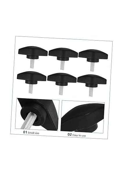 10 Adet Tee Kanat Düğmeleri Başparmak Vidaları Iplik Plastik T Düğmeleri El Sıkıştırma Düğmeleri, Ahşap Işleme Makineleri Ekipmanları Için Başparmak Kolu Tutma modelleri