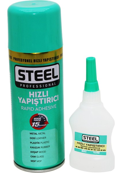 Steel 400ML+60GR Büyük Hızlı Yapıştırıcı (4940)