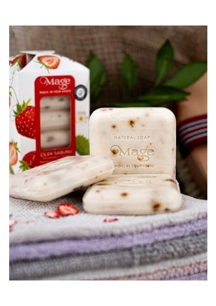 Çilek Sabunu 3'lü