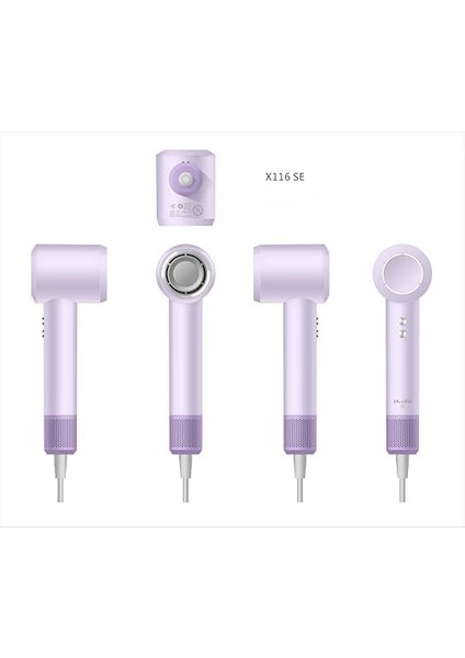 Pluzz Mini X116 Se Yüksek Hızlı Akıllı Iyonlu Saç Kurutma Makinesi Ultra Sessiz-Mor fiyatları