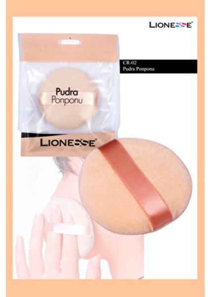 Pudra Ponponu Cr02 Yumuşak Doku ile Toz Makyaj Uygulama Aracı modelleri