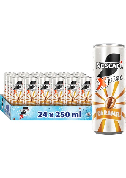 Nescafé Xpress Karamel Soğuk Kahve 250 ml x 24 fiyatları