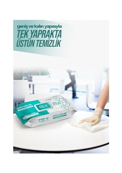Dex Clean Yüzey Temizlik Havlusu 100'LÜ