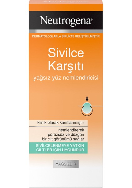 Sivilce Karşıtı Yağsız Yüz Nemlendiricisi 50 ml
