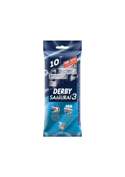 Derby-3 Tiras Bicagi 10'lu Poset 1 Adet