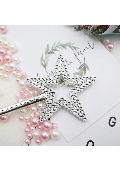 Yıldız Model Peri Asası Melek Asası Prenses Asası Metalize Gümüş Renk (4940) fırsatları