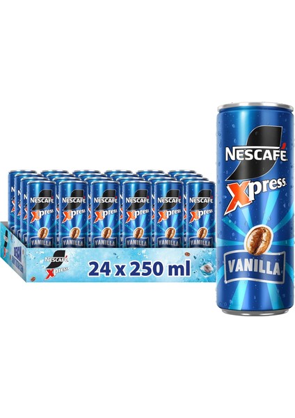 Nescafe Nestlé Xpress Vanilla Soğuk Kahve 24X250 ml fiyatları