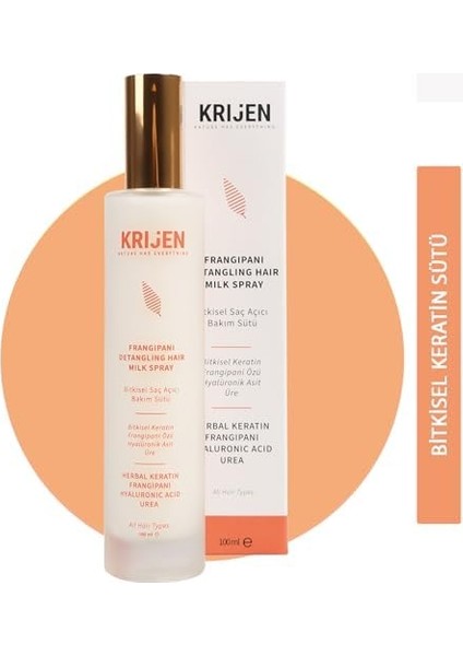 Frangipani Bitkisel Kolay Tarama Sağlayan Keratin Sütü 100 ml