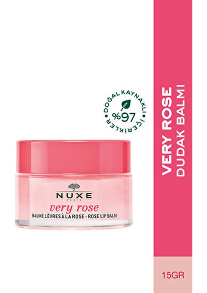 Very Rose Dudak Balmı Nemlendirici Etki 15 gr Hassas Ciltler İçin fiyatları