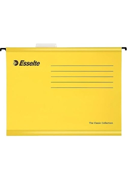 Klasik Askılı Dosya, A4, Sarı, 25'li Paket, Sekmeler Dahil, 90314 fiyatları