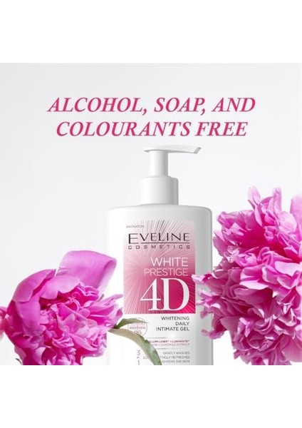 Eveline Cosmetics White Prestige 4d Intim Günlük Çamaşır Jeli 250 ml fiyatları