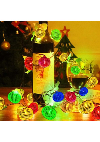 Parti ve Özel Gün Dekorasyonu Top LED Kandil Şeklinde Aydınlatma (4940)