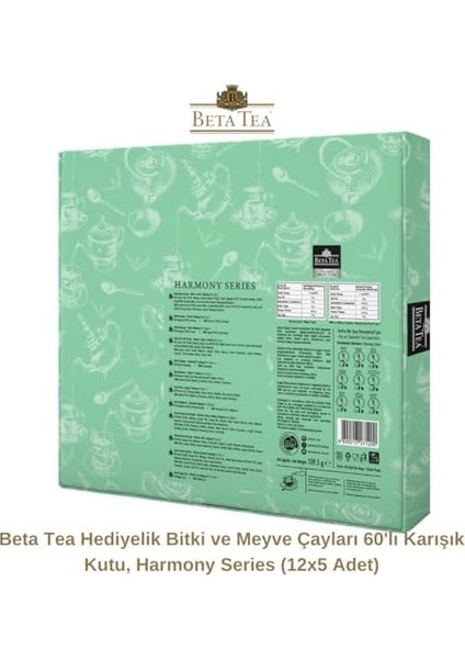 Beta Kare Harmony Poşet Çay 60'lı Set fiyatları