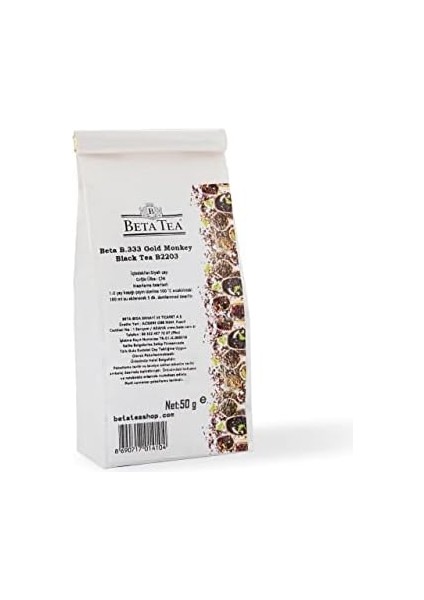 Beta Gold Monkey Çayı (B.333) 50GR - B.333 modelleri