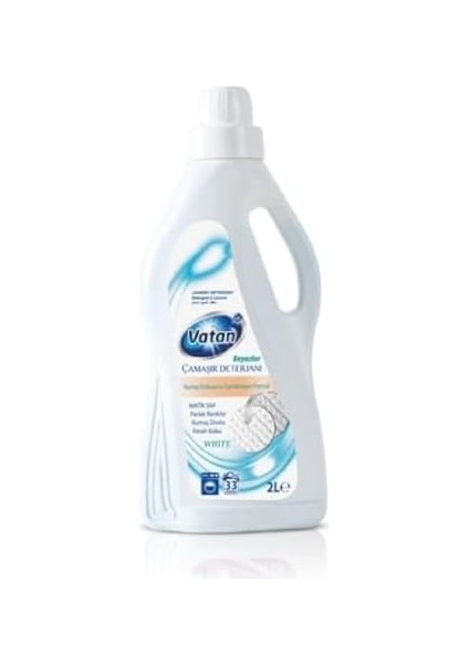 Vatan Sıvı Çamaşır Deterjanı Beyaz 2000 ml