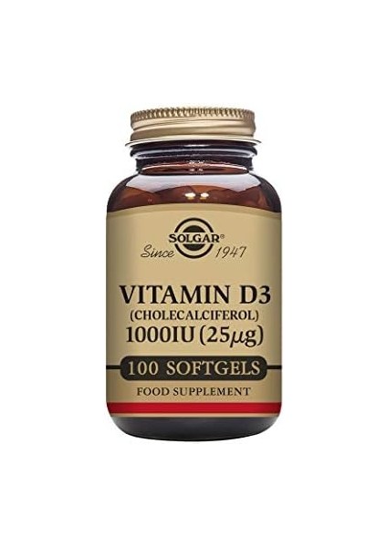 Solgar Vitamin D3 1000 Iu 1 Paket(1 x 1 Stück)