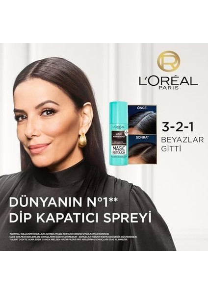 L'oréal Parıs Magic Retouch Beyaz Dipleri Kapatıcı Sprey 75 ml - Kahverengi fiyatları