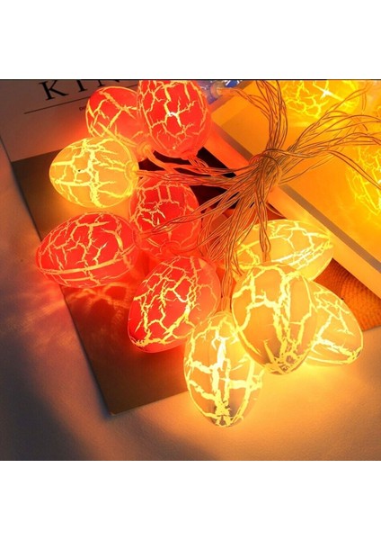 10&apos;lu Renkli Yumurta Şeklinde Dekoratif Dolama LED Aydınlatma (4940) fiyatları