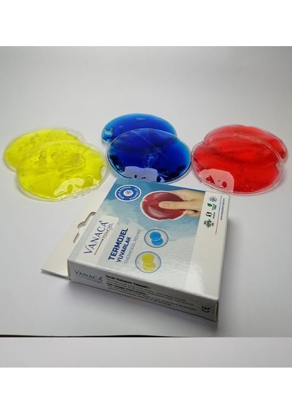 Soğuk Kompres ve Sıcak Kompres Yuvarlak Diş, Burun, Alın, El Için Soğuk Kompres, Tekrar Kullanır, Küçük Yaralanmalarda Soğuk ve Sıcak Olarak Kullanılır. 9cm Çapında Yuvarlak Termojel 6ADET modelleri