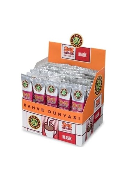 Kahve Dünyası 40'lı 2'si 1 Arada Klasik Hazır Kahve