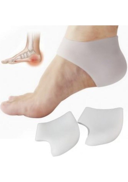 Bunyon Silikon Topuk Desteği Gömleği Topuk Çatlağı Koruyucu Topuk Dikeni Koruyucu Topuk Yumuşatıcı Çorap fiyatları