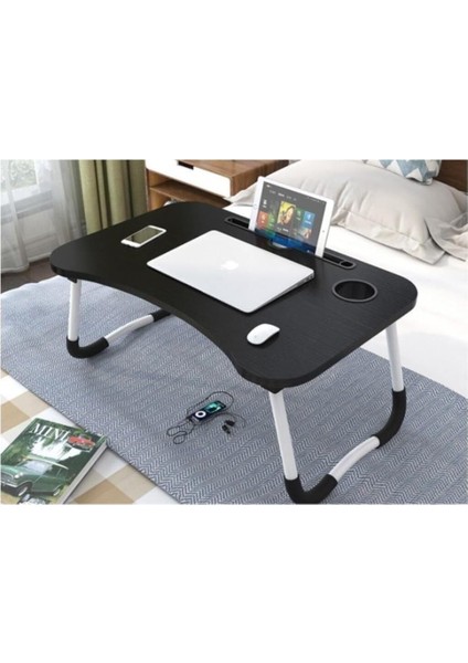 Portatif Katlanabilir Yatak Koltuk Masa Üstü Laptop Bilgisayar Çalışma Masası