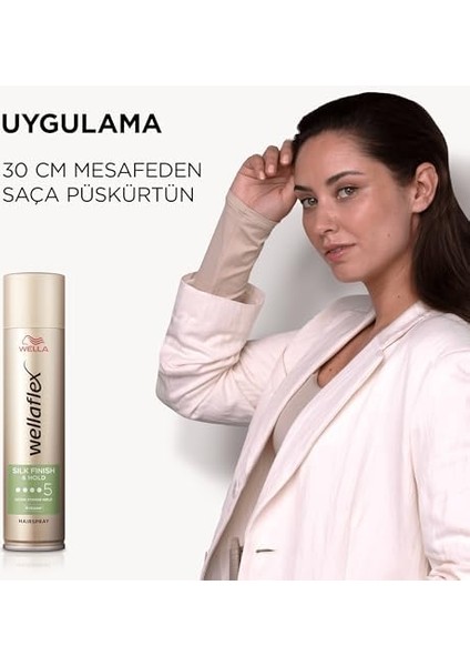 Wellaflex Silk Finish & Hold Ipeksi Bitiş ve Tutuş Sağlayan Saç Spreyi Ultra Strong Hold - 400 ml modelleri