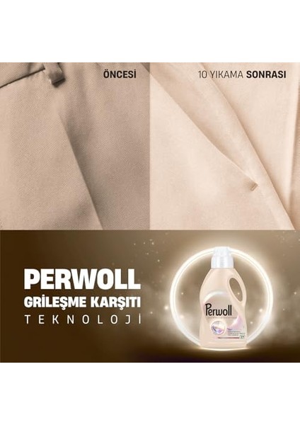 Perwoll Açık Renkliler Sıvı Çamaşır Detarjanı 1.485 Litre, 1.5l