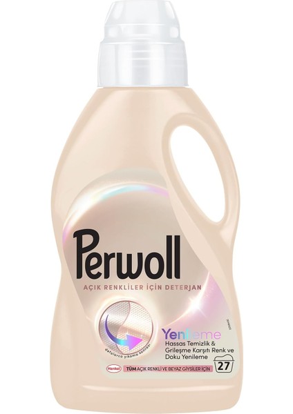 Perwoll Açık Renkliler Sıvı Çamaşır Detarjanı 1.485 Litre, 1.5l fiyatları