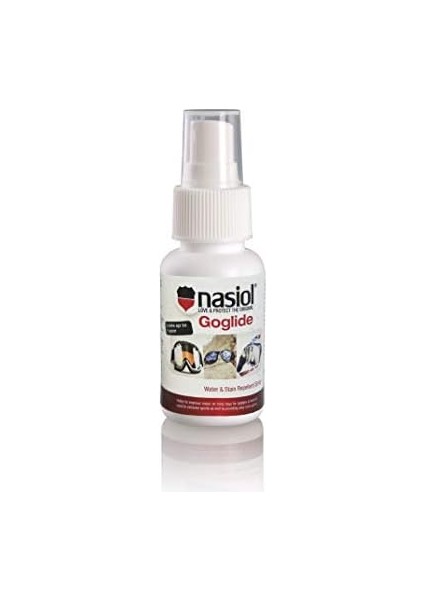 Nasiol Goglide Motosiklet ve Kask Vizörü Için Nano Yağmur Kaydırıcı-50 Ml-Su Itici,leke Önleyici,cam Bakımı, Motorsiklet Kask Su Itici
