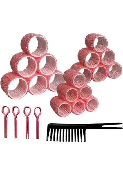 Croc 1237 Pembe - 37 Parça Saç Bigudisi Seti - Tüm Saç Tipleri Için Saç Kıvırıcıları, 3 Boy, Klips, Tarak Dahil, Isısız Bukleler ve Hacimli Stiller Için Mükemmel fiyatları