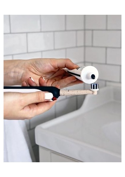 The Humble Co. Elektrikli Fırça Başlığı, Bitkisel Bazlı, Yumuşak Bitki Bazlı Malzemeden Elektrikli Diş Fırçası Başlığı 4 Adet