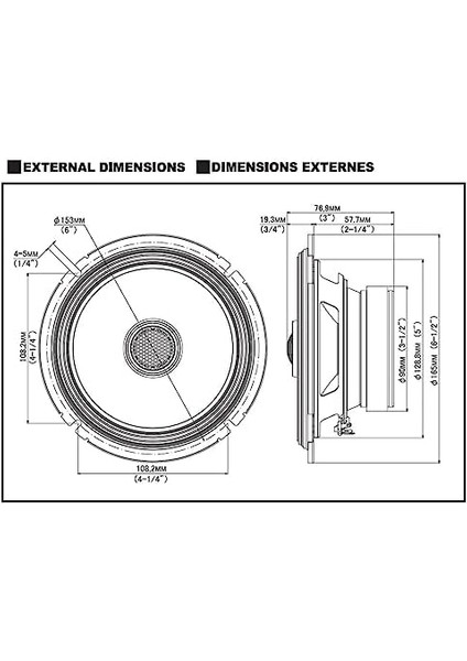 S2-S65 S-Serisi 16,5cm (6,5") Koaksiyel 2 Yönlü Hoparlörler fiyatları