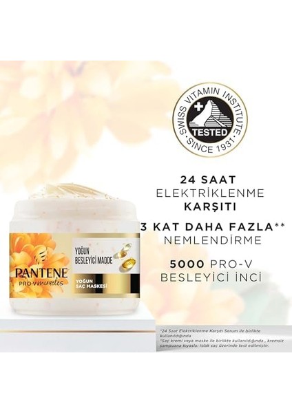 Pantene Pro-V Miracles Frizz No More Elektriklenme Karşıtı Maske Kuru ve Kıvırcık Saçlar Için 300 ml modelleri