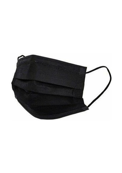 Medikal 50PCS Siyah Cerrahi Yüz Maskesi (4940)