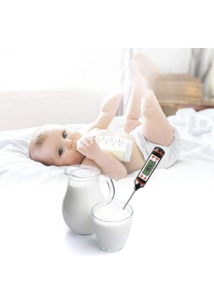 Dijital Gıda Termometresi Süt,et,yoğurt Mayalama,mama Derecesi Ölçer Gıda Termometresi (4940) modelleri