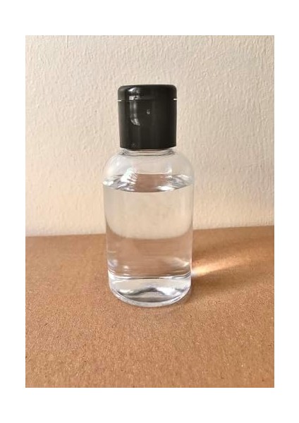 50 Adet 50 ml Boş Plastik Şişe OM61 Siyah Kapak