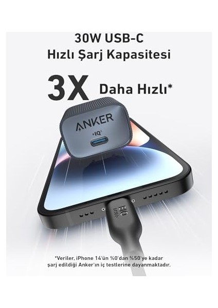 511, Usb-C 30W, Activeshield 2.0 ile Geliştirilmiş Koruma, Şarj Cihazı, Yeşil modelleri