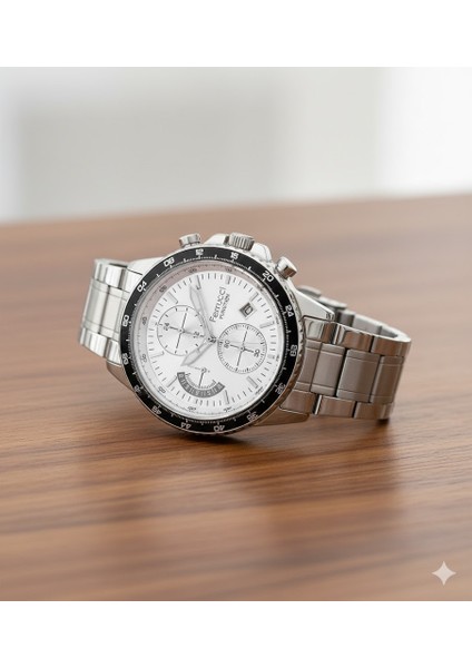 Erkek Kol Saati Gümüş Renk, Metalik Kadran - Şık Metal Kordon, 2 Yıl Garantili fiyatları