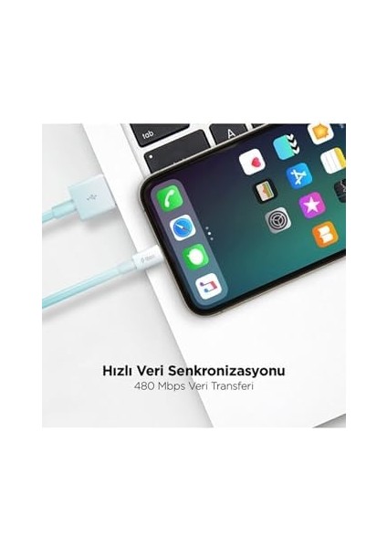 Micro USB 120CM Şarj Kablosu, Mor fiyatları