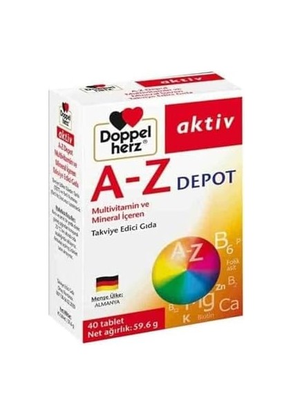 Doppelherz Aktiv A-Z Depot Multivitamin 40 Tablet