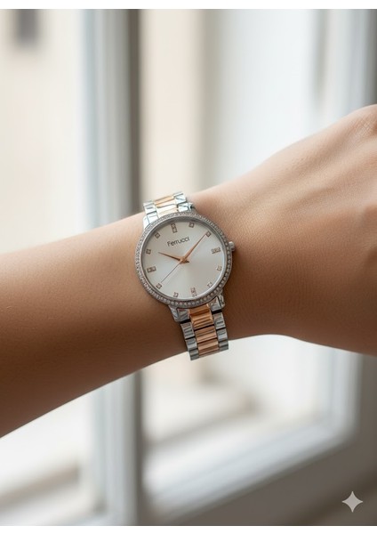 Kadın Kol Saati Gümüş Renk, Gümüş Kadran - Şık Metal Kordon, 2 Yıl Garantili modelleri