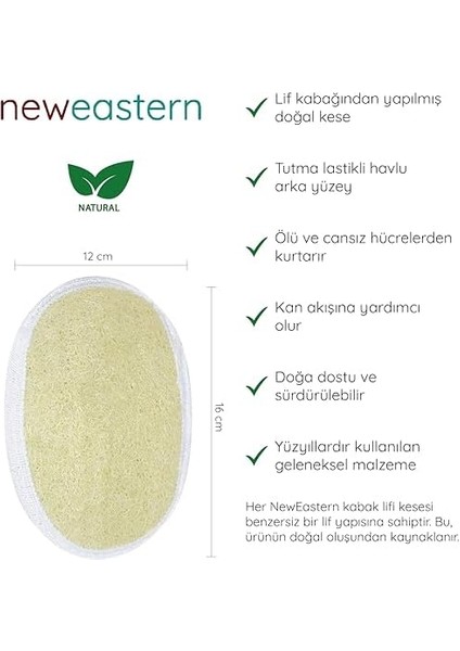 Neweastern Doğal Kabak Lifi (Kese, 1)