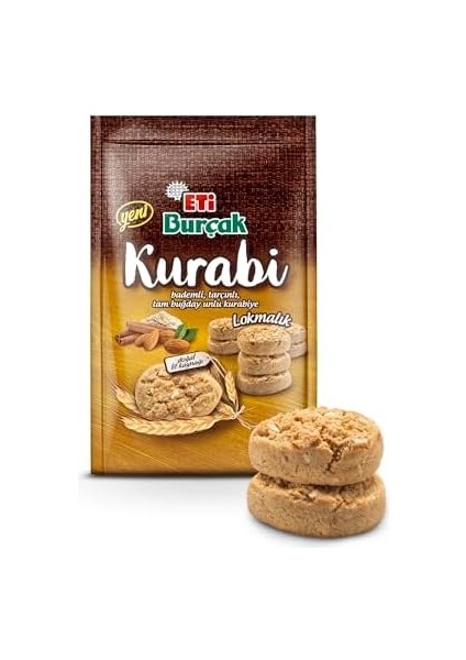 Eti Burçak Kurabi Torba Bademli 150 G x 12 Adet