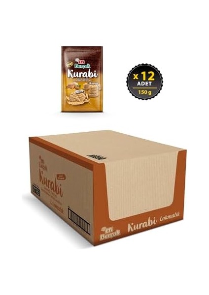 Eti Burçak Kurabi Torba Bademli 150 G x 12 Adet fiyatları