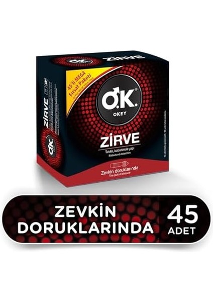Okey Zirve Prezervatif 45'li fiyatları