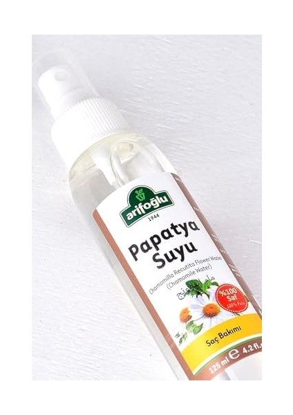 Arifoğlu Papatya Suyu 125ML - Saç Açıcı Sprey, Doğal Cilt Bakım Suyu | Arifoglu Chamomile Water 125ML - Hair Lightening Spray, Natural Skin Care Essence fiyatları