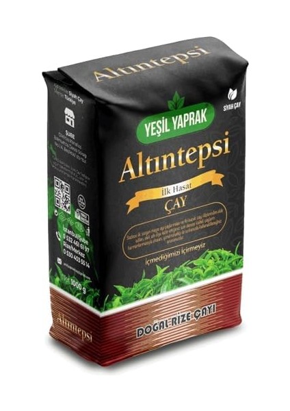 Yeşil Yaprak Altıntepsi Doğal Rize Çayı, Elekaltı Siyah Çay 1 Kg. (1)